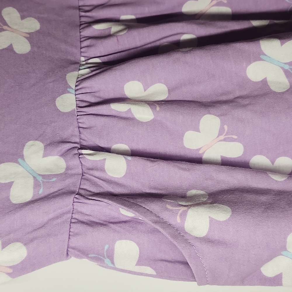 Garanimals Girls Purple Butterfly Skater Knit Dress Short Sleeve 18M NWT - Picture 3 of 3